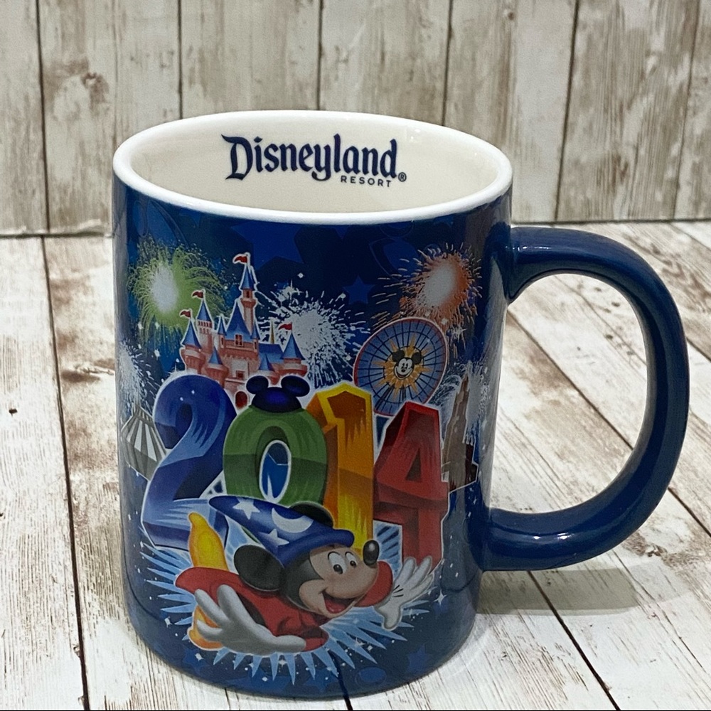 2014 Walt Disney Disney Parks Disneyland 3D Fantasia Mickey Mouse Large Mug - Picture 5 of 12
